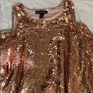 Sequin Top (Cut out shoulder)